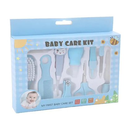 Set di 13 Pezzi per la Cura del Bambino, Kit Portatile per Toelettatura e Cura delle Unghie