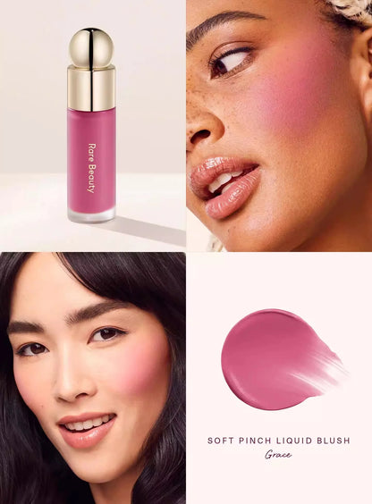 Bronzer Liquido Originale Rare Beauty Silky Serene Mellow, Ombretto Naturale per Contorno Viso, Effetto Specchio Duraturo