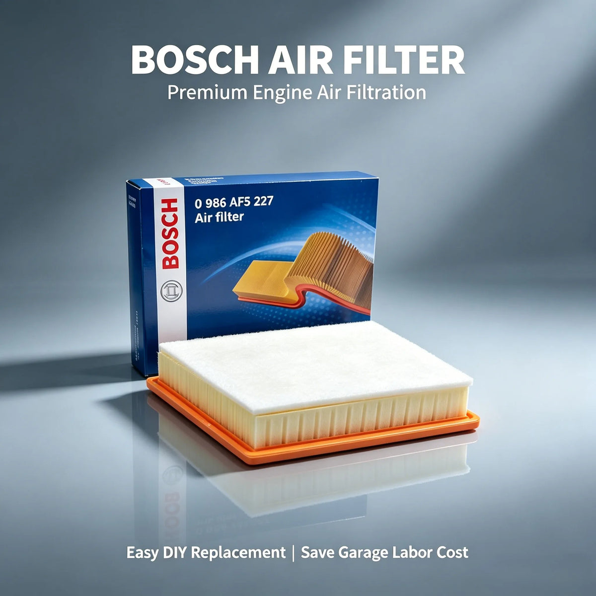 Filtro dell’aria per motore Bosch AF3227 per BMW 118i, 120i, 220i, 228i, X1, X2, MINI Hatch, Cooper, Convertible, Countryman, Clubman [codice originale: 13717619267].