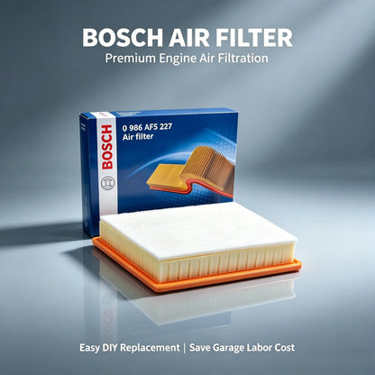 Filtro dell’aria per motore Bosch AF3227 per BMW 118i, 120i, 220i, 228i, X1, X2, MINI Hatch, Cooper, Convertible, Countryman, Clubman [codice originale: 13717619267].