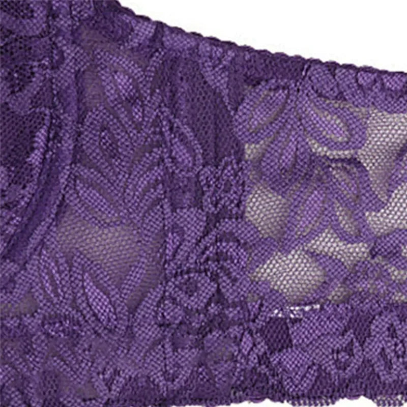 Reggiseno sottile a copertura totale, senza ferretto, regolabile, in pizzo, per taglie forti, copri seno, coppe B C D, reggiseno in pizzo taglie grandi 2028