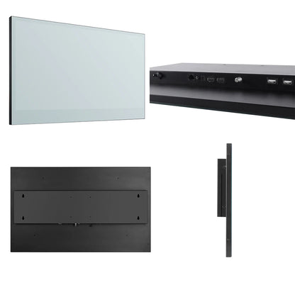 Souria Specchio Intelligente da 32 Pollici con Televisore Impermeabile per Bagno d'Hotel, Design di Lusso, Android, Sintonizzatore TV ATSC DVT-T, T2, C DTV
