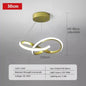 Lampada a sospensione moderna a LED con design irregolare aerodinamico Piccola lampada a sospensione creativa per camere da letto, sala da pranzo, sale studio