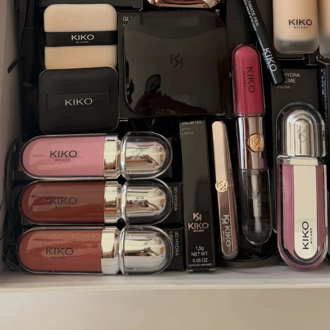 KIKO Lucidalabbra Liquido 3D Trasparente Milano, Lucidalabbra Lucido per Labbra Voluminose e a Lunga Durata, Trucco Labbra Volumizzante con Confezione Regalo