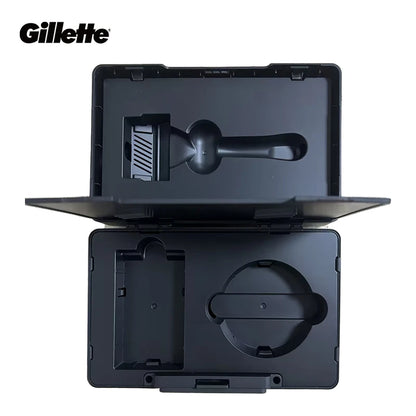 Gillette Labs Razor Aurora Series Flexdisc Rasoio da barba con lama a induzione a 5 strati per uomo con supporto