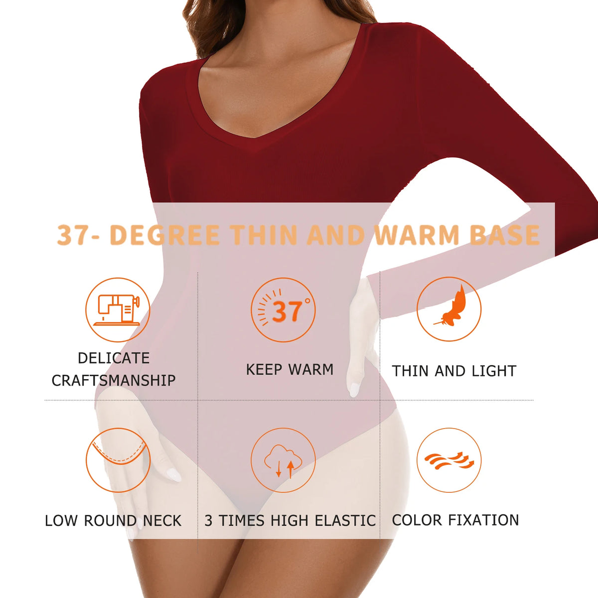 Tuta con scollo a V profondo tuta da donna a maniche lunghe Shapewear Shaper Lady Sexy uscire top abiti per il corpo vestiti caldi femminili autunno inverno