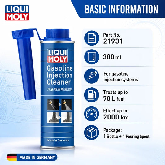 LIQUI MOLY 21931 Detergente per Iniettori 300ml, Additivo per la Pulizia del Sistema di Iniezione Auto, Cura e Manutenzione del Motore