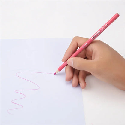 12 pezzi/scatola matite colorate in legno Kawaii bambini disegni matita rotonda d'arte non tossica per materiale scolastico per studenti
