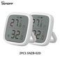 SONOFF SNZB 02D Zigbee Sensore di Umidità di Temperatura SNZB-02D con Schermo LCD per EWeLink SONOFF ZigBee Bridge Alexa Alice