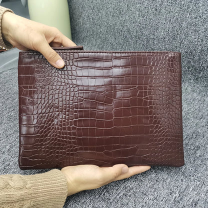 Borsa Clutch da Donna in Pelle PU Effetto Coccodrillo, Pochette da Sera a Busta, Nuova Collezione 2026, Borsa a Mano Femminile, Pochette da Donna