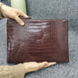 Borsa Clutch da Donna in Pelle PU Effetto Coccodrillo, Pochette da Sera a Busta, Nuova Collezione 2026, Borsa a Mano Femminile, Pochette da Donna