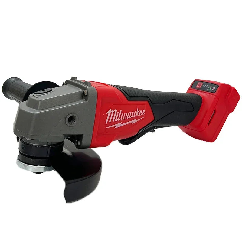 Smerigliatrice Angolare Milwaukee 125mm, Macchina per Lucidatura e Taglio, Interruttore a Leva Senza Blocco, Utensili Elettrici a Batteria