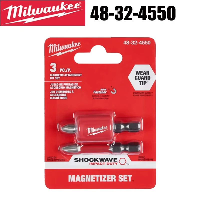 Punte per Trapano a Impatto Milwaukee Shockwave PH2, Serie di Punte per Avvitatore da 25mm/50mm/90mm