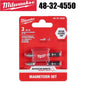 Punte per Trapano a Impatto Milwaukee Shockwave PH2, Serie di Punte per Avvitatore da 25mm/50mm/90mm