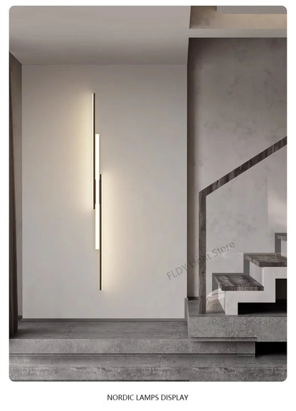 Lampada da soffitto moderna linea Luci a LED Soggiorno Sala da pranzo Camera da letto principale Apparecchio Lampadario a soffitto Sconce da parete Apparecchio di illuminazione