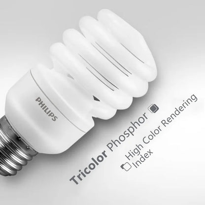 Philips Compact Fluorescent E27 Lampadine a risparmio energetico a luce spirale Serie Tornado 8W 12W 15W 2700K 6500K Lampade a forma di torsione