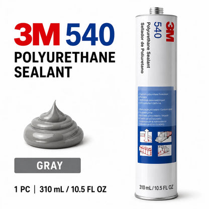 Sigillante Adesivo Poliuretanico Professionale 3M 540 per Pannelli Metallici Automobilistici e Giunti di Costruzione per Meccanici e Appaltatori