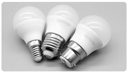 Confezione da 1-12 Lampadine LED E14 E27 B22 di Alta Qualità, AC 220V 240V 3W-7W 80lm/w, Mini Lampadina Senza Sfarfallio 3000K 4000K 6000K