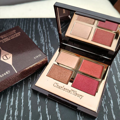 Palette Ombretti Charlotte Tilbury 4 Colori 5.2g Pillow Talk Naturale Facile da Applicare Fondotinta Ombretto Cosmetici