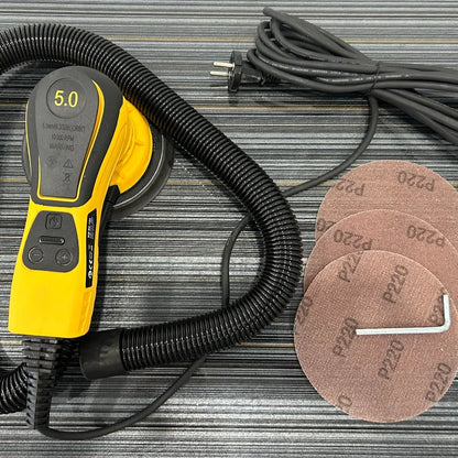 Levigatrice orbitale elettrica professionale Levigatrice per smerigliatrice per metalli Lavorazione del legno Strumenti per angoli primari Lucidatrice portatile universale