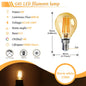 10 Lampadine LED E27 E14 B22 Stile Industriale Vintage, Retro Edison 8W 4W 6W 220V per Lampade a Filamento Incandescenti Edison