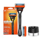 Rasoio di Sicurezza Manuale Gillette Fusion 5 per Uomo con Lame di Ricambio a 5 Strati