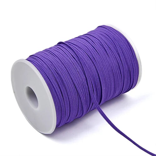 3mm 6mm Elastico colorato Elastico per cucire Nastro elastico Elastico in spandex Fascia per cucire Tessuto Accessori per indumenti fai da te 10 anni