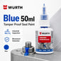 Sigillante Antimanomissione Originale Wurth 50ml, Vernice per Rilevamento Movimento, Segnalazione Ispezione Viti, Bulloni e Dadi, Rosso Giallo Blu