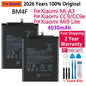 Batteria BM58 originale al 100% per Xiaomi Mi 8 9 10 11 11i 11T Ultra SE Lite Mi A3 CC9 CC9e Poco F3 Redmi K40 Pro Mix 4 batterie 5G