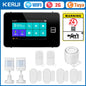 KERUI 2G WIFI GSM Sistema di Allarme Domestico Set Touch Screen da 4.3 pollici Sistema di Allarme di Sicurezza Tuya Smart App Alexa per la Casa Antifurto