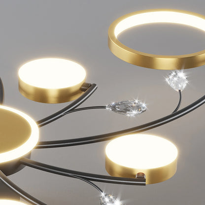 Plafoniera moderna e lussuosa per interni, lampadario a sospensione a LED, lampade da soffitto per soggiorno, camera da letto, cucina, apparecchi di illuminazione