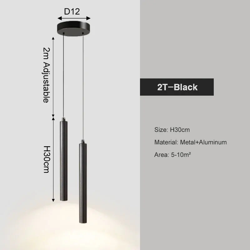 Lampade a Sospensione LED Moderne, Illuminazione per Isola Cucina, Luci Regolabili in Altezza, Lampadari per Camera da Letto e Soggiorno