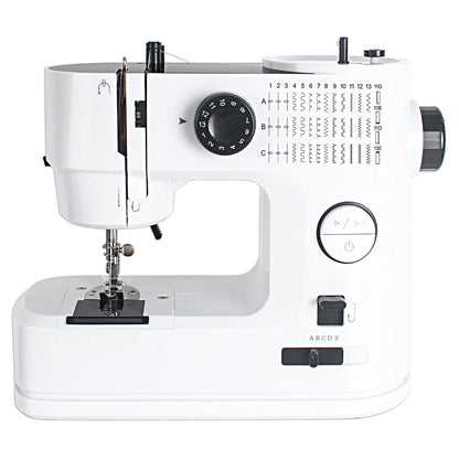 638 Mini Macchina da Cucire Elettrica per Uso Domestico con 41 Punti e Kit da Cucito da 42 Pezzi, Infilatura Facile e Funzionamento Fluido, Ottimo Regalo EU