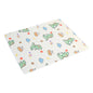 Tappetino per Cambio Pannolini 80x120cm a 4 Strati con Motivo Dinosauro e Cuore, Impermeabile e Lavabile, per Protezione Notturna e Mestruale, Cura del Bambino