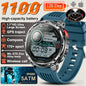 Nuovo Smartwatch T-REX3 Ultra con Batteria da 1100mAh, Impermeabile 10ATM, GPS, Bussola, Torcia, Display AMOLED HD da 1.7'', Chiamate, Orologio Sportivo Intelligente per Uomo