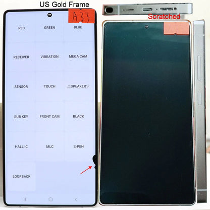 Display SUPER AMOLED S25 Ultra con Difetti per Samsung Galaxy S25 Ultra S938 SM-S938B S938U, Gruppo Schermo LCD e Touch Screen