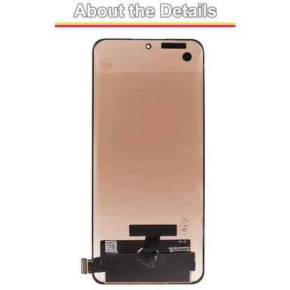 Display AMOLED da 6,28 pollici per Xiaomi 12 (2201123G, 2201123C) - Gruppo digitalizzatore touchscreen LCD con telaio per Xiaomi Mi 12