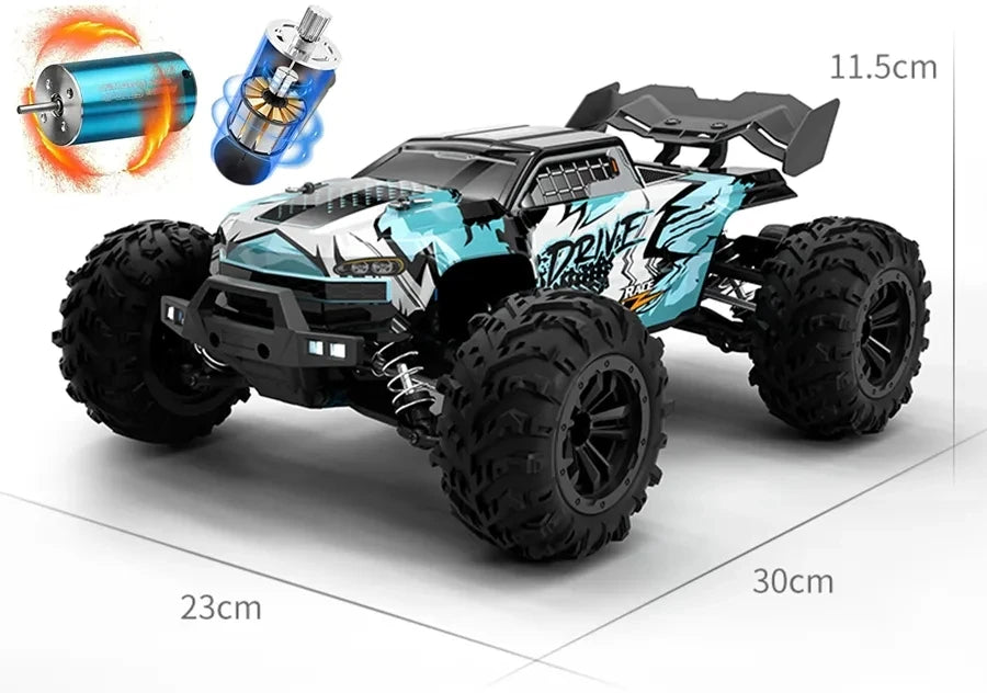Auto radiocomandata Oike 4WD, fuoristrada 4x4, buggy ad alta velocità, camion super brushless, 50 o 80 km/h, auto da corsa con drift veloce, giocattolo, regalo