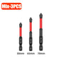 5-60PCS PH2 Set di punte per avvitatore a percussione Set di cacciaviti a croce magnetici Set di punte per trapano a percussione Vite Cacciavite a croce antiscivolo in acciaio legato