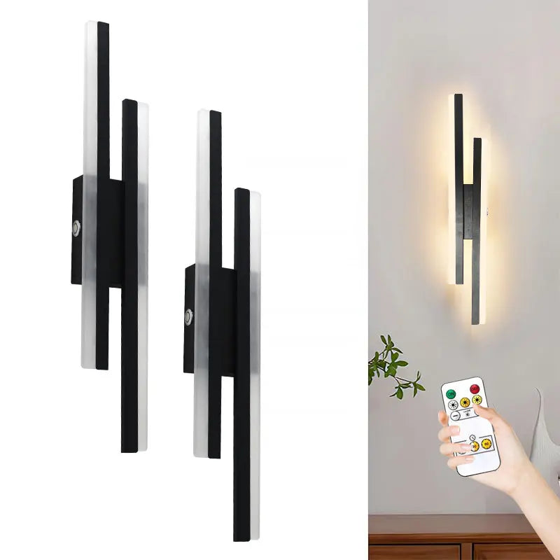 Lampade da Parete a Batteria da 5200mAh, Senza Fili, Ricaricabili, LED per Quadri, Interruttore Touch, Dimmerabili, 3CCT, USB, Telecomando