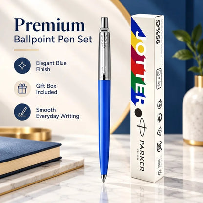 Set regalo di penne a sfera blu di alta qualità, con elegante confezione, per una scrittura fluida e precisa, ideale per l’ufficio, per uso professionale, per la scuola, come regalo di laurea o per compleanni.