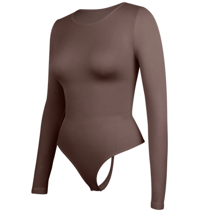 Body a maniche lunghe Perizoma Shapewear Donna New Slim Tummy Control Intimo Pancia Sottoseno Corsetto Abbigliamento femminile Autunno