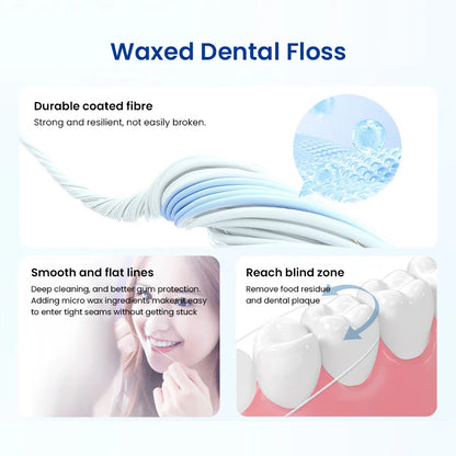 Filo interdentale essenziale Oral-B cerato alla menta, confezione da 50 m
