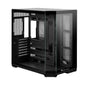 Case per PC ATX, dimensioni 443x279x439 mm, con elevata capacità di circolazione dell'aria, struttura modulare per PC desktop, dotato di pannelli in vetro temperato sul frontale e sui lati, compatibile con schede madri ITX,