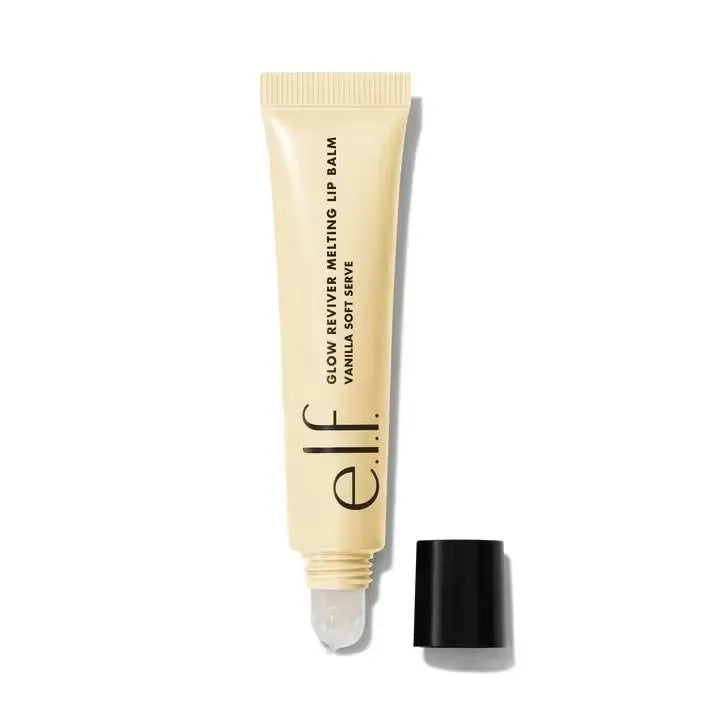 Balsamo labbra alla frutta Elf, nuovo, balsamo labbra e guance a doppio uso, fard liquido in polvere, fondotinta liquido satinato e primer verde e rosa, cosmetici