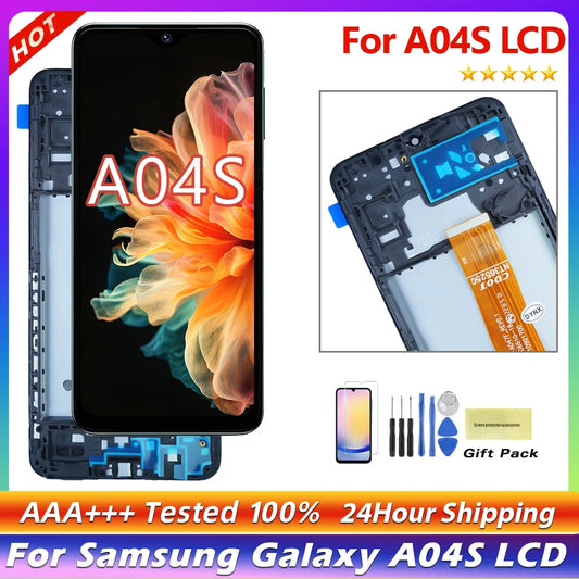 6.5 ''Per Samsung Galaxy A04S Display LCD Touch Screen Digitizer Per Samsung A047F, A047F/DS, display LCD Con Sostituzione del Telaio