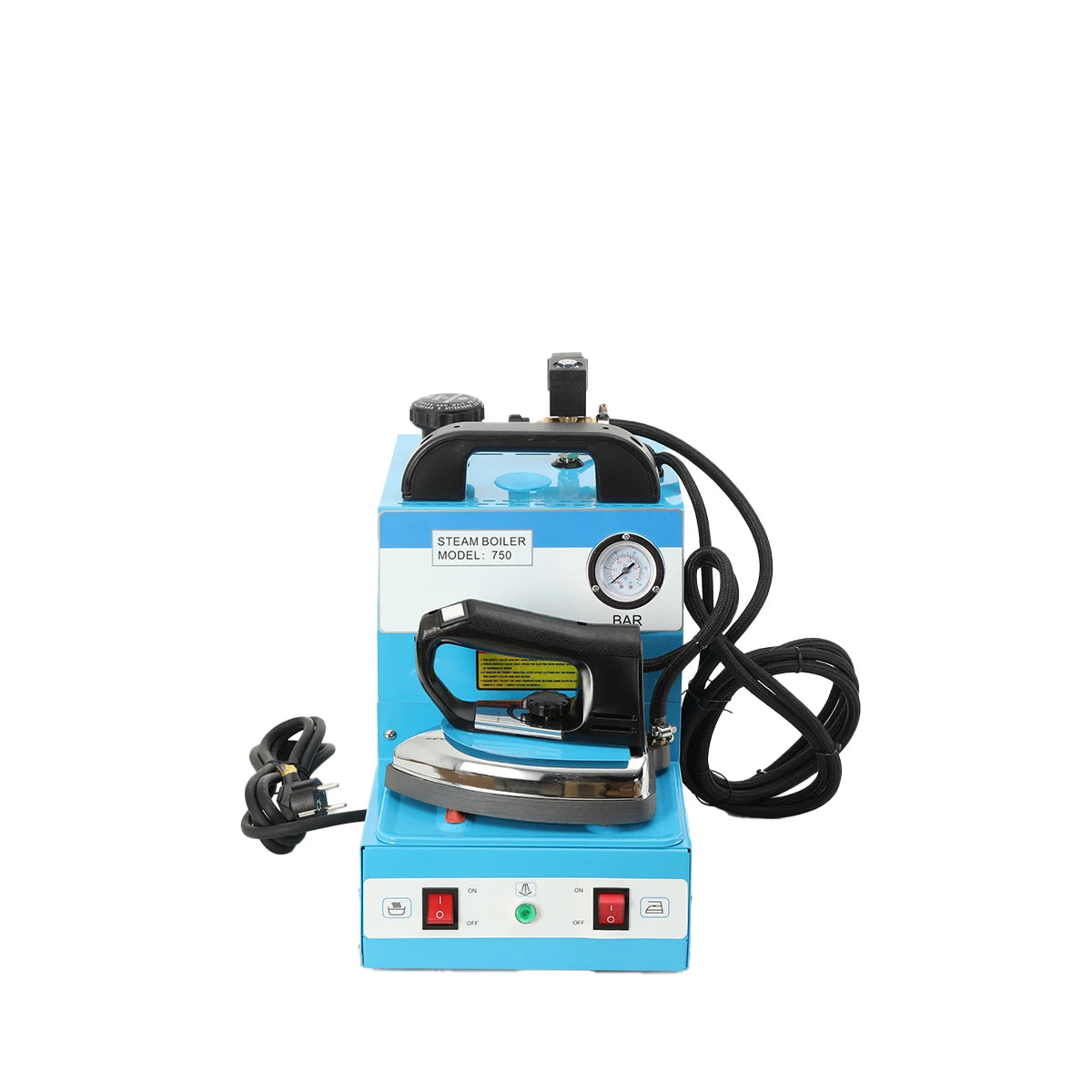 Ferro da Stiro Elettrico 1600W 220V, Macchina da Stiro a Pressione Verticale, Ferro da Stiro a Vapore Industriale ad Alta Potenza
