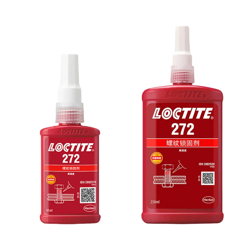 100% originale Loctite 272 Frenafiletti Vite Colla Rossa Colla anaerobica ad alta resistenza Fissatore per viti 50ml/250ml