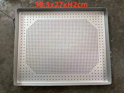 Stampo rettangolare per pane e torte, teglia da forno antiaderente, teglia rettangolare per pasticceria, teglia da cucina con fori per biscotti, utensili da forno, strumenti per panetteria.