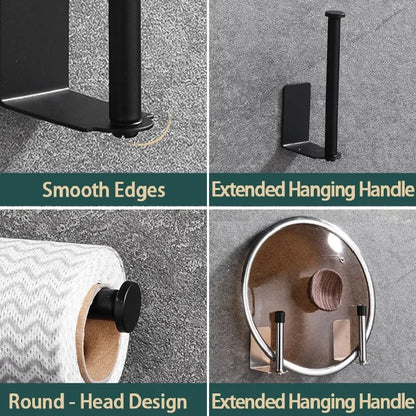 Porta Asciugamani da Cucina in Acciaio Inox, Organizzatore Sottolavello, Portarotoli Allungabile, Accessori per Lavello SNJ007